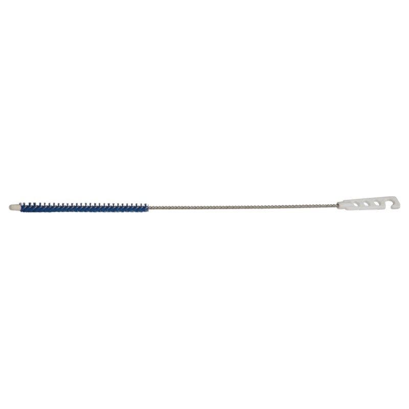Goupillon (fil inox) HACCP - Fibres PBT - Bleu - Ø 10mm - 40cm